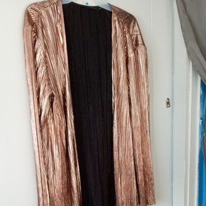 House of Harlow Gold Glitter Jacket..L